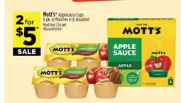 Dollar General Mott's Applesauce offer