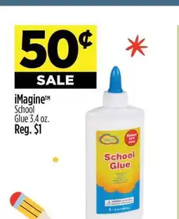 Dollar General iMagine School Glue 3.4 oz offer