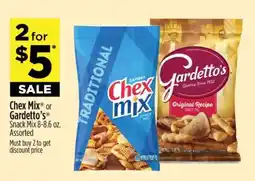 Dollar General Chex Mix or Gardetto's Snack Mix offer