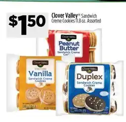 Dollar General Clover Valley Sandwich Creme Cookies offer
