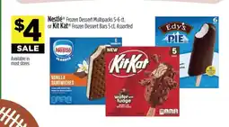 Dollar General Nestlé or Kit Kat Frozen Dessert Multipacks offer