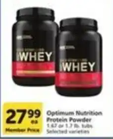 Optimum Nutrition Whey Protein Powder