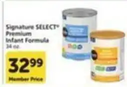 Pavilions Signature Select Premium Infant Formula offer