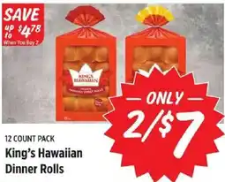 Rouses King's Hawaiian Dinner Rolls offer