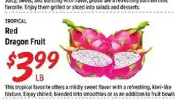 Rouses Tropical Red Dragon Fruit offer