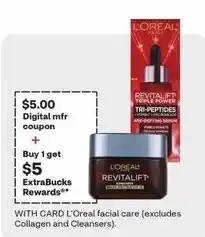 CVS L'Oreal facial care offer