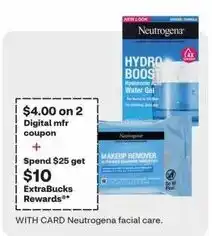 CVS Neutrogena facial care offer