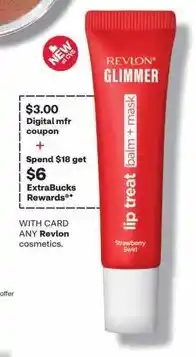 Revlon glimmer lip treat balm + mask