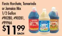 Smart & Final Fiesta Horchata Tamarindo or Jamaica Mix offer