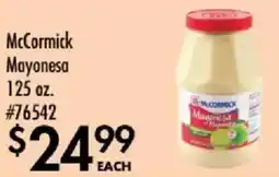 Smart & Final McCormick Mayonesa offer