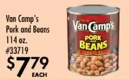 Smart & Final Van Camp's pork and beans offer