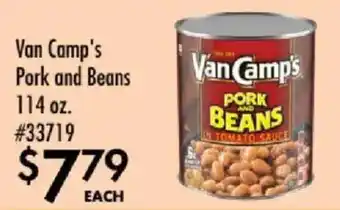 Van Camp's pork and beans