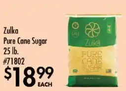 Smart & Final Zulka pure cane sugar offer