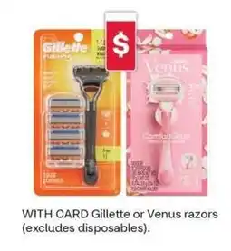 CVS Gillette or Venus razors offer