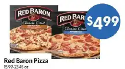 Homeland Market Red Baron Pizza offer