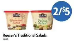 Homeland Market Reeser's Traditional Salads offer