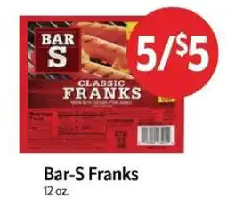 Homeland Market Bar-S franks offer