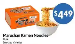 Homeland Market Maruchan Ramen Noodles offer