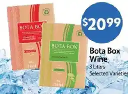 Homeland Market Bota Box Wine offer