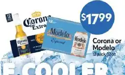 Homeland Market Corona or Modelo offer