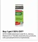 CVS Robitussin adult cold offer