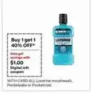 CVS Listerine mouthwash offer
