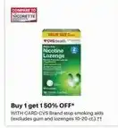 CVS Cvs brand stop smoking aids offer