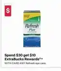 CVS Refresh eye care offer