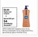 CVS Vaseline lotion offer
