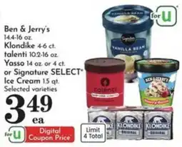 Pavilions Ben & Jerry's Ice Cream offer
