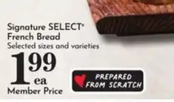 Pavilions Signature Select French Bread offer