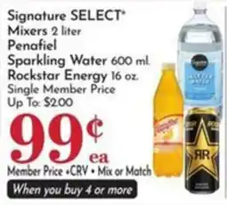 Pavilions Signature Select Mixers offer