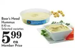 Pavilions Boar's Head Hummus offer