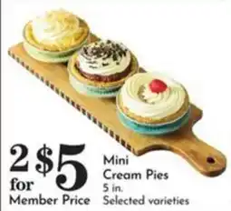 Pavilions Mini Cream Pies offer