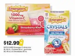 CVS Emergen-C drink mix offer