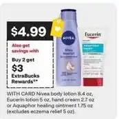 CVS Nivea body lotion offer