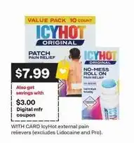 CVS Icyhot original patch pain relief offer