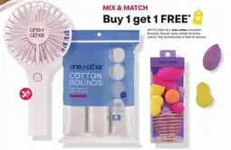CVS One+other cosmetic brushes, beauty tools, polish remover, cotton, hair accessories or bath & shower. offer