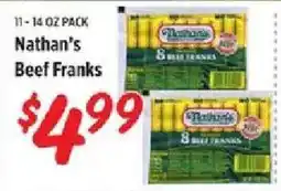 Rouses Nathan's Beef Franks offer