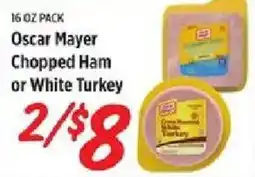 Rouses Oscar Mayer chopped ham or white turkey offer
