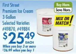 Smart & Final First Street Premium Ice Cream offer