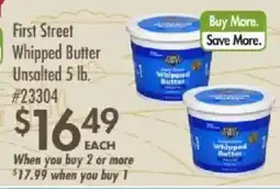 Smart & Final First Street Whipped Butter offer