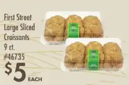 Smart & Final First Street large sliced croissants offer