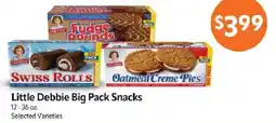 Homeland Market Little Debbie Big Pack Snacks offer