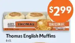 Homeland Market Thomas English Muffins offer