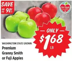 Rouses Washington state grown premium granny smith or fuji apples offer