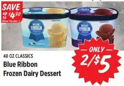 Rouses Blue Ribbon Frozen Dairy Dessert offer