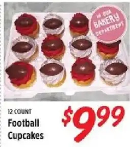 Rouses Football Cupcakes offer