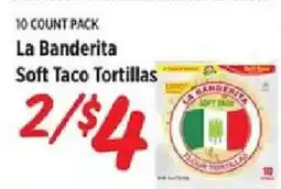 Rouses La Banderita soft taco tortillas offer