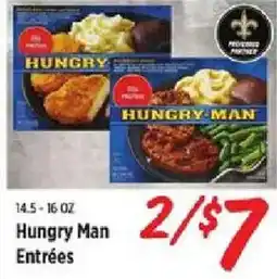 Rouses Hungry Man Entrées offer